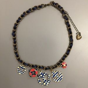Betsey Johnson Nautical Statement Necklace